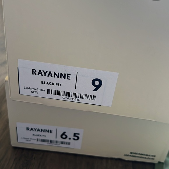 J.Adams black NWT RAYANNE PLATFORM WEDGE SANDALS 6.5 - Picture 9 of 10